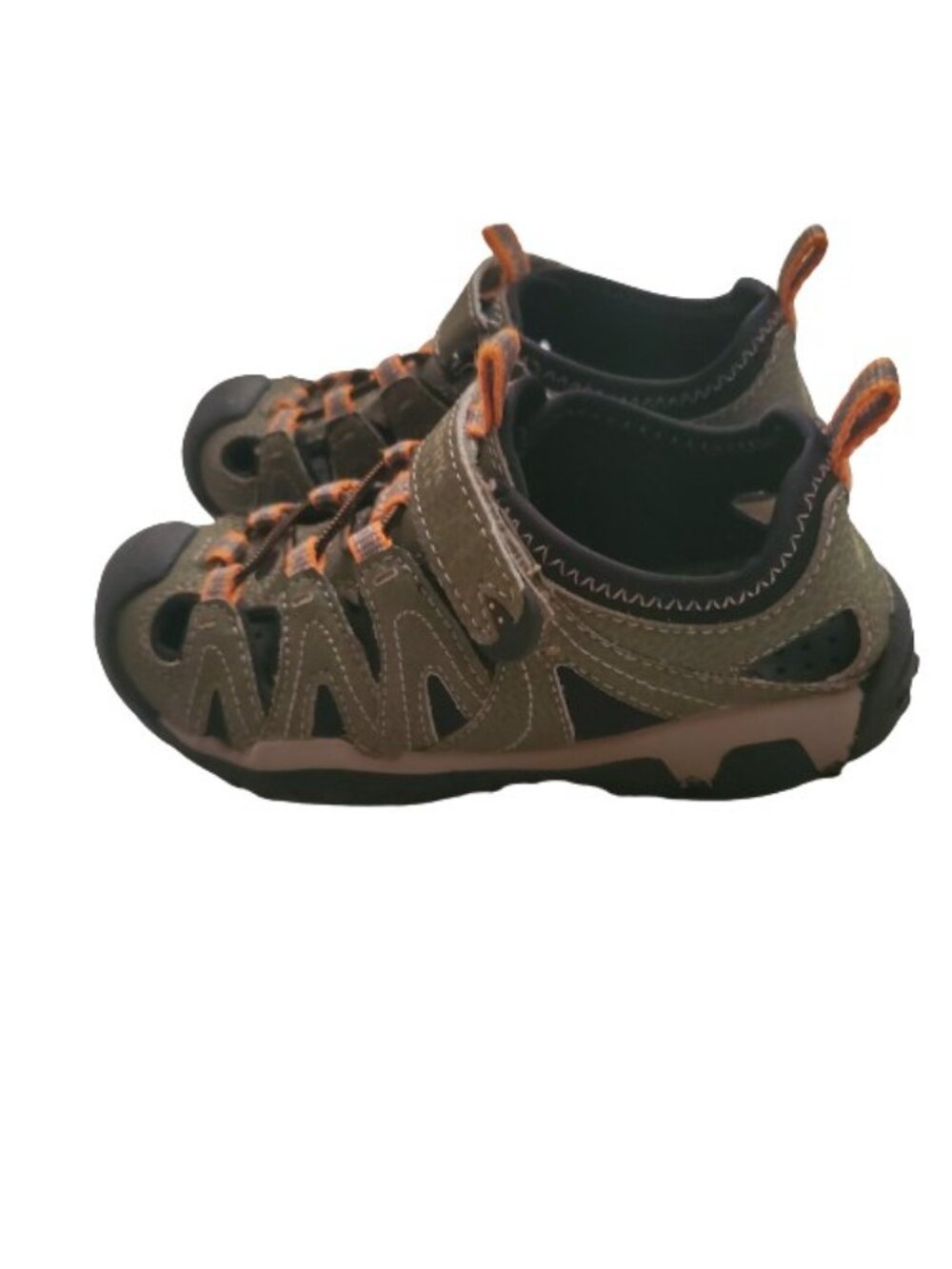 Sperry Top-Sider Kids Boys Wet Tech Closed-Toe Fisherman Sandal Oliver Green 11W - Picture 11 of 16